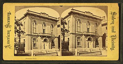 Plummer Hall, from Robert N. Dennis collection of stereoscopic views