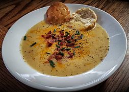 Potato cheese soup