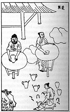 Pottery workshop - technology from the time of the Ming dynasty