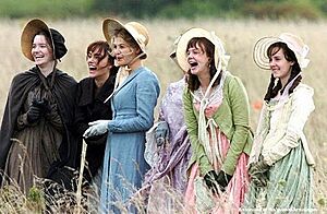 Pride & Prejudice (2005) Bennet sisters screenshot