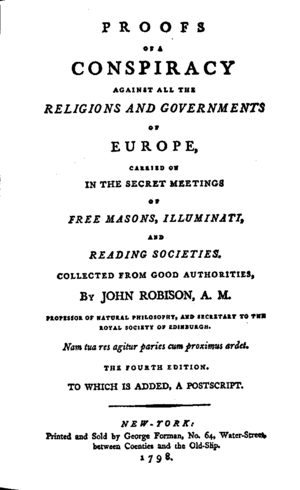 Proofs of a Conspiracy Against all the Religions and Governments of Europe