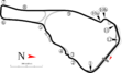 Road Atlanta moto circuit map 2003-2008