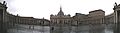 Rom, Vatikan, Petersplatz - Panorama bei Regen