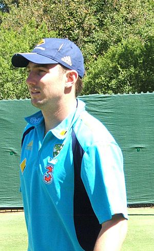 Shaun Marsh at a training session at the Adelaide Oval, 2009
