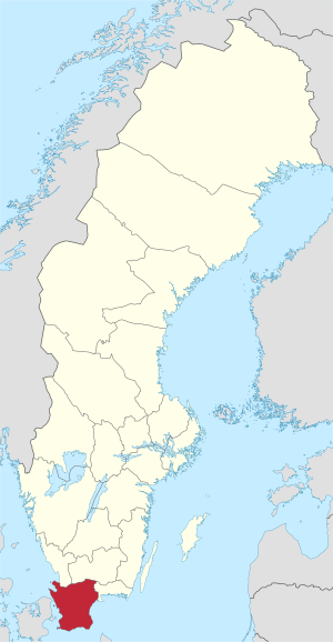 Skåne County in Sweden