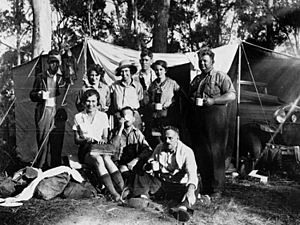 StateLibQld 1 112744 On a camping trip at Binna Burra, ca. 1935