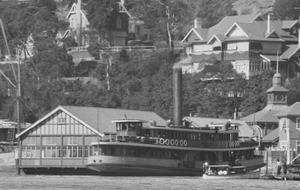 Sydney Ferry KANANGRA at Mosman Bay wharf 1917