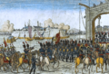 Taking of Stettin by French troops 1806