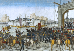 Taking of Stettin by French troops 1806