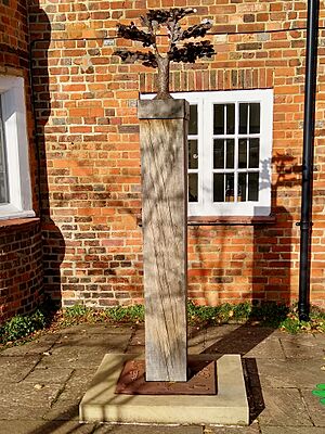 The Farnham Sculpture - oak tree (2020) by David Mayne