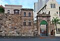 The Wall, Lodge and Gate, All Hallows Convent and School, from NW (2009)