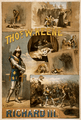 Thomas Keene in Richard III 1884 Poster