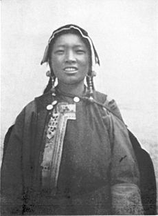 Tibetan girl,1922