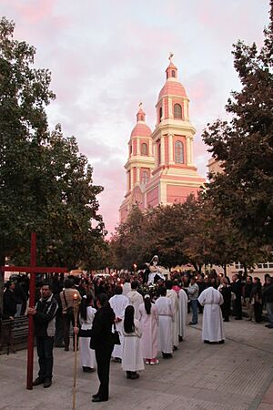 Vía Crucis en Rancagua