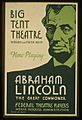 WPA Theatre Poster-Abraham Lincoln