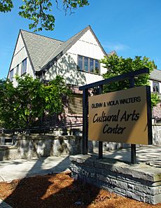 Walters Cultural Arts Center sign sunny - Hillsboro, Oregon