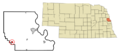 Washington County Nebraska Incorporated and Unincorporated areas Arlington Highlighted