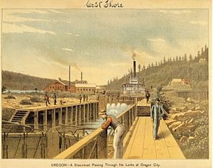 Willamette Locks 1890