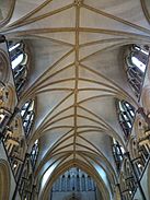 "Crazy vaults" at Lincoln cathedral quire