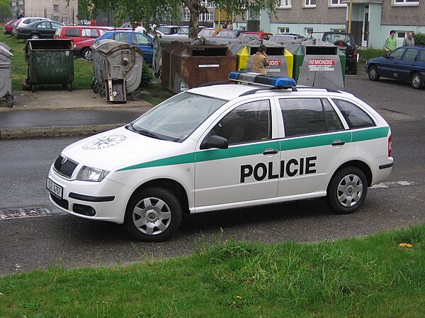 Škoda Fabia Used by the Czech Police