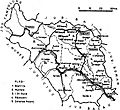 1938 map of interwar county Neamt