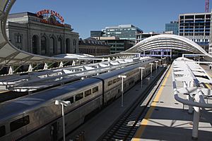 A458, Union Station, Denver, Colorado, USA, the California Zephyr, 2016