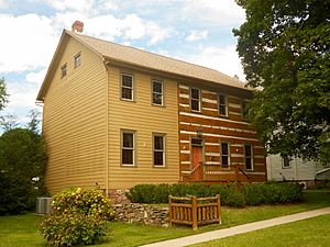 Aaronsburg PA Plank house
