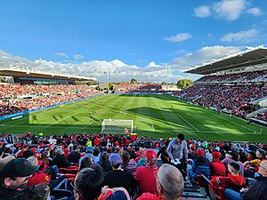 Adelaide United FC vs. Sydney FC at Hindmarsh Stadium - April 2023
