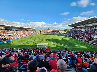 Adelaide United FC vs. Sydney FC at Hindmarsh Stadium - April 2023