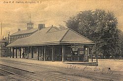 The old Arlington Train Station, circa 1910