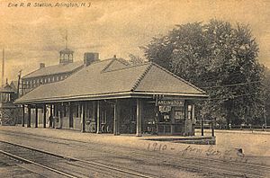 The old Arlington Train Station, circa 1910
