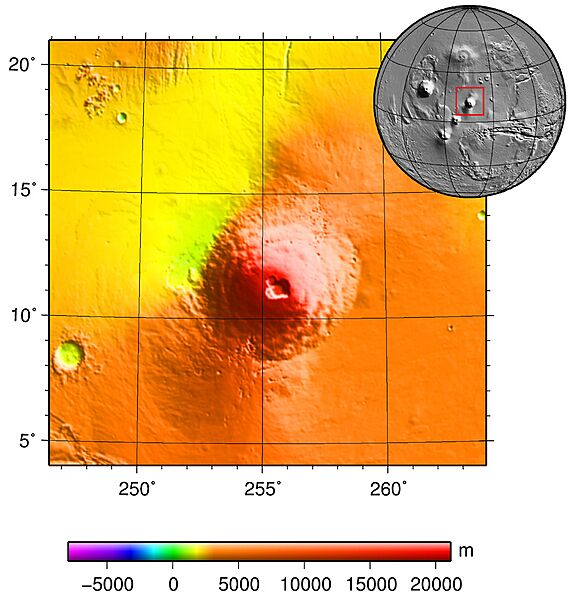 Ascraeus mons topo