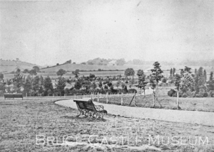 BC - Grounds of Harringay House from FP c 1880 for wiki
