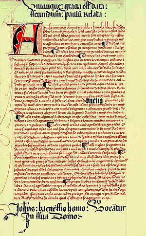 Baena folio 1