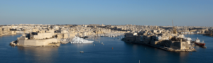 Birgu et Senglea - Vue depuis La Valette - 2011