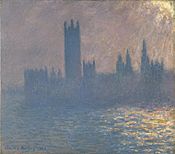 Brooklyn Museum - Houses of Parliament Sunlight Effect (Le Parlement effet de soleil) - Claude Monet