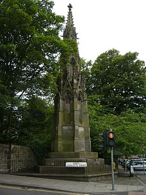 Catherine Sinclair Monument, North Charlotte Street Edinburgh