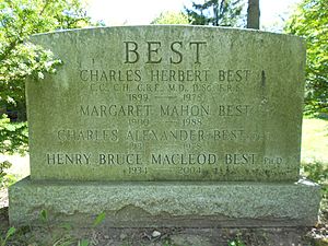 Charles Herbert Best Gravestone