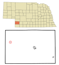 Location of Lamar, Nebraska