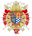 Coat of Arms of the 17th Duke of Alba (as Knight of the Golden Fleece and Charles III)