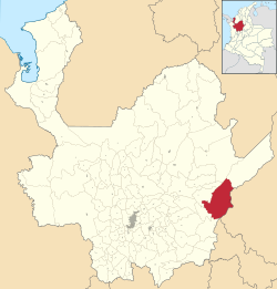 Location of the municipality and town of Puerto Berrío in the Antioquia Department of Colombia