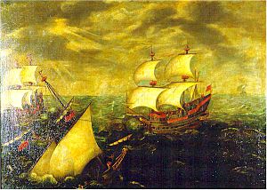 Combate naval entre españoles y holandeses (s. XVII).jpg