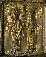 Constantine X and Eudokia in St. Demetrius' reliquary (detail)