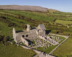 Corcomroe Abbey Arial Photo