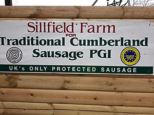 Cumberland sausage advert