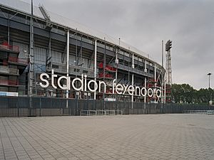 Detail, belettering Stadion Feijenoord - Rotterdam - 20349852 - RCE