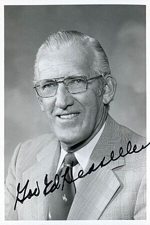 Edgar Herschler signed photo