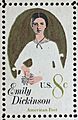 Emily Dickinson stamp 8c