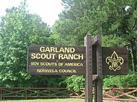 Entrance to Garland Scout Ranch, Stonewall, LA IMG 0930