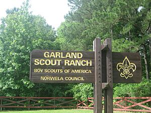 Entrance to Garland Scout Ranch, Stonewall, LA IMG 0930